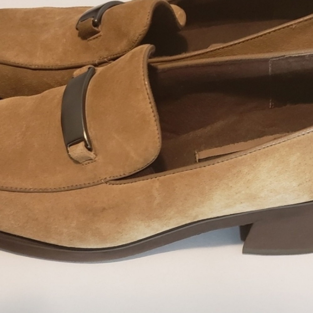 Hushpuppies brown leather size 8w